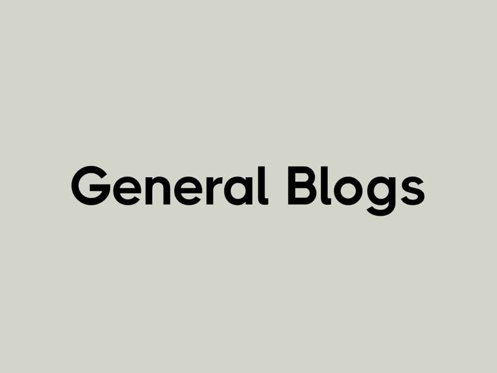 General Blogs